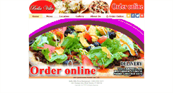 Desktop Screenshot of bellavillapizzarestaurant.com